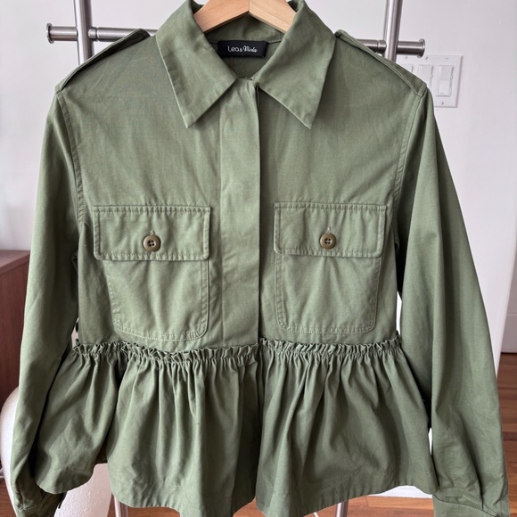 Lea & Viola Cargo Peplum Jacket - Picture 1 of 2